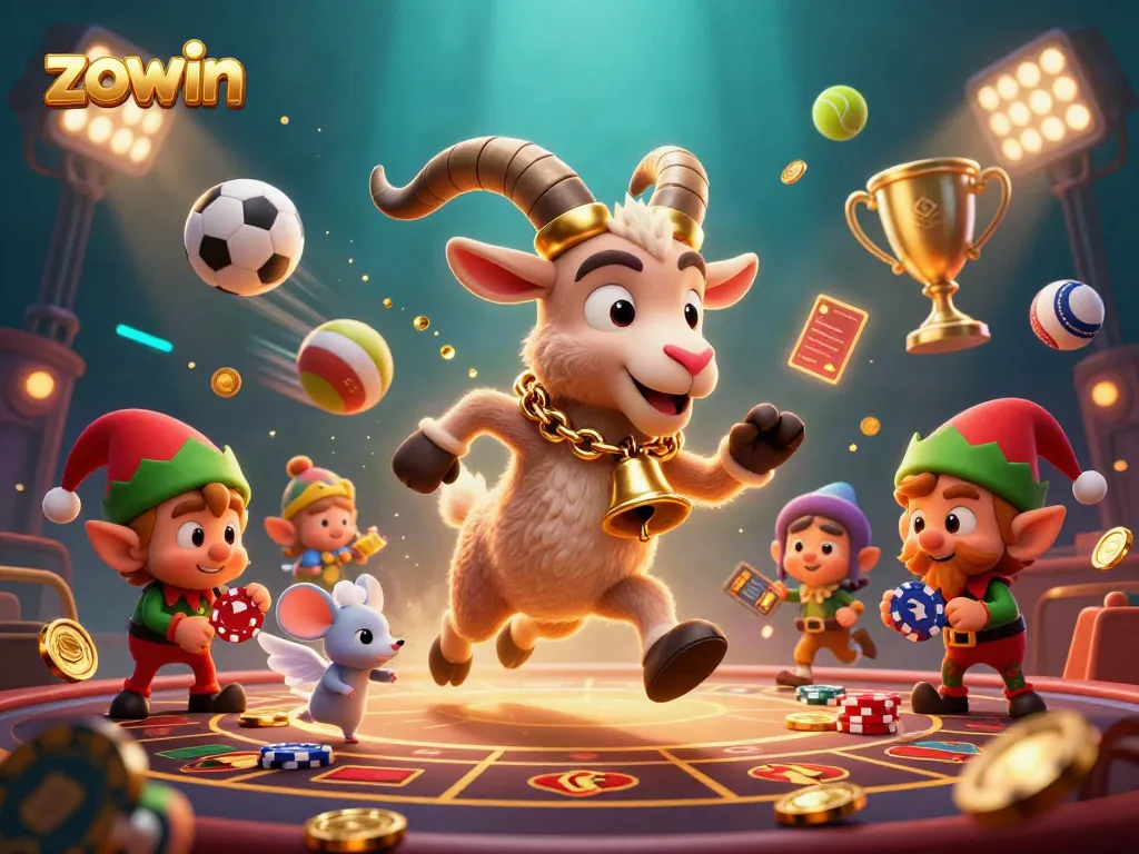 Experience the thrill of Zowin with festive characters in a spooky casino setting