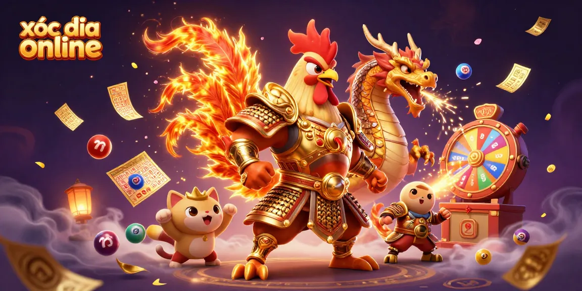 Experience thrilling xóc đĩa online action with vibrant characters and dynamic gambling elements.
